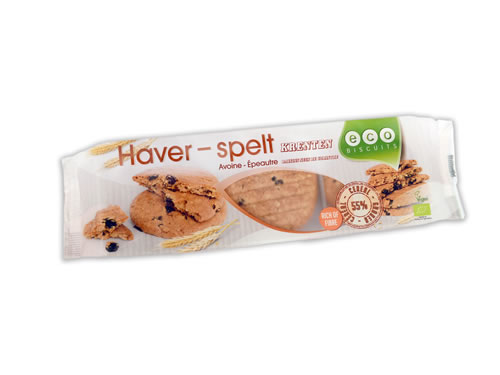 Eco-Bisc. Haver-spelt krentenkoekje bio 160g