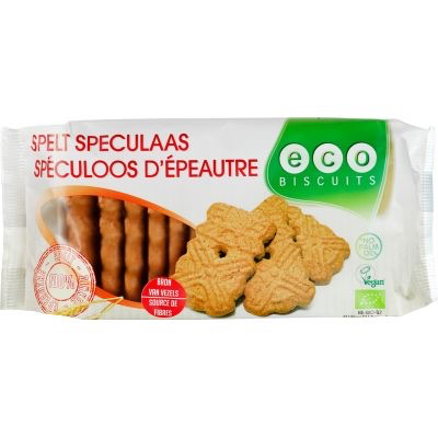 Eco-Bisc. Spelt palmvrij speculaaskoekje bio 175g
