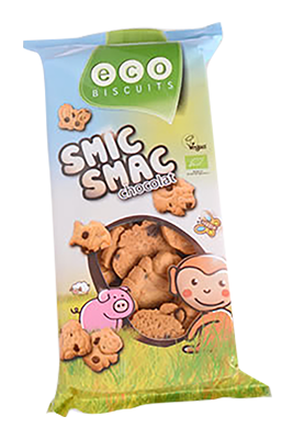 Eco-Bisc. Smic smac chocolade bio 150g
