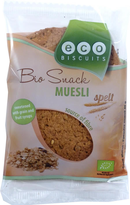 Eco-Bisc. Spelt mueslikoek bio 40g