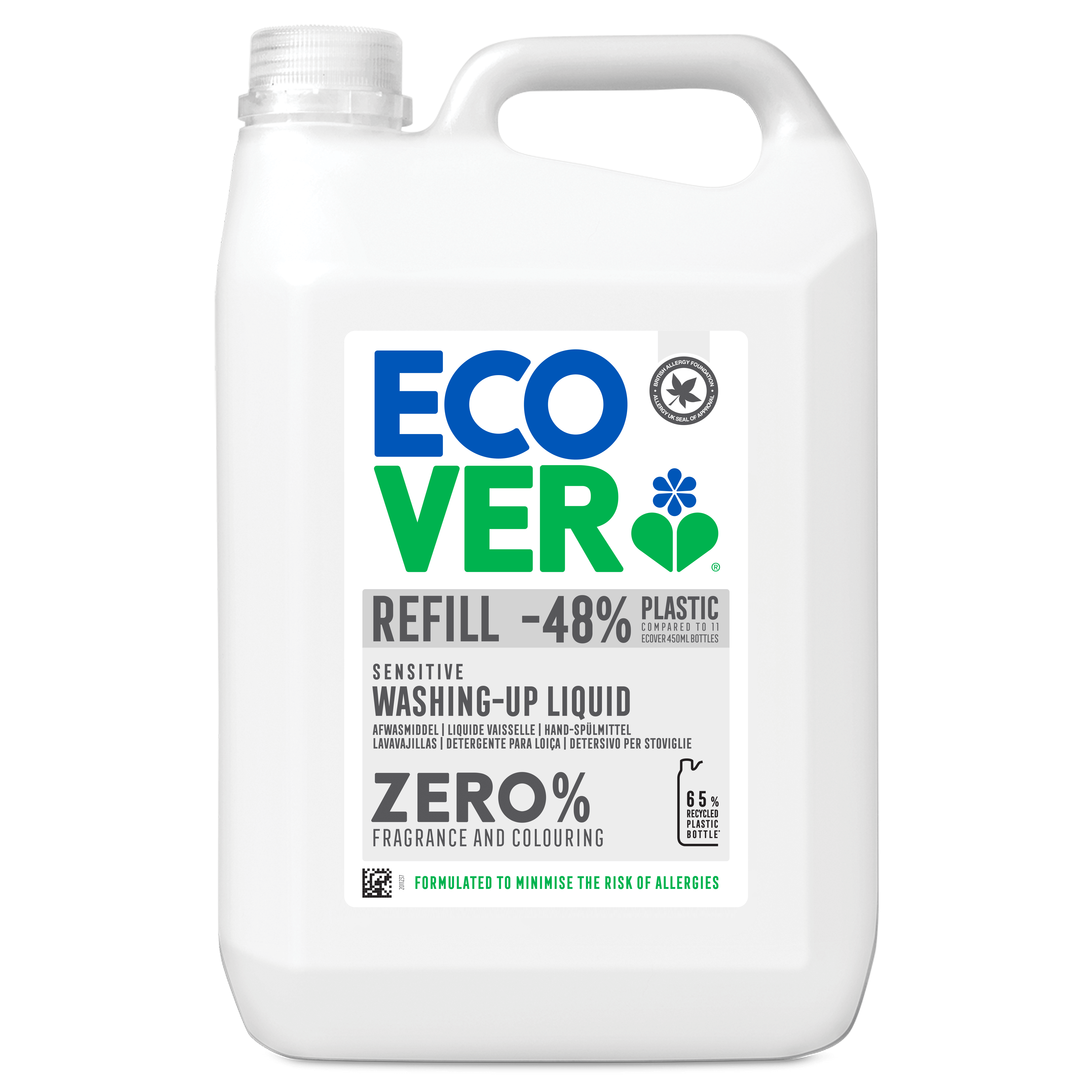 Ecover Afwasmiddel zero 5L