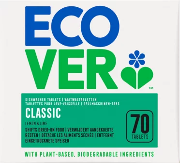 Ecover Vaatwasmachinetabl. classic 70x20g