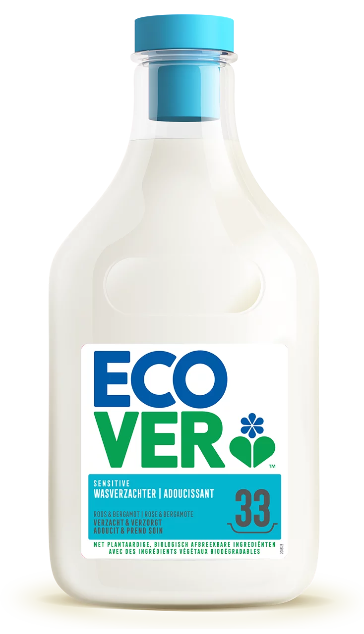 Ecover Wasverzachter roos & bergamot 1L