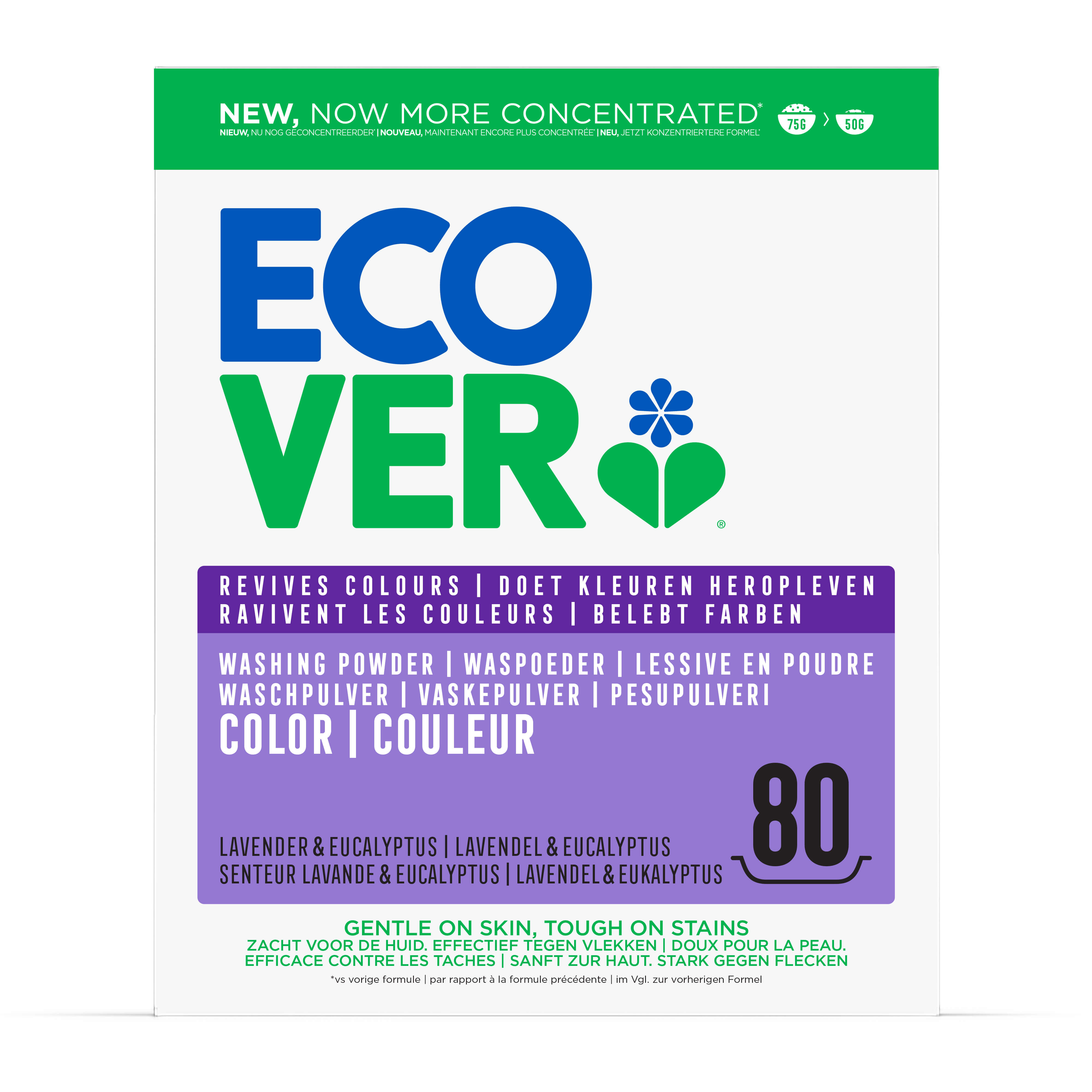 Ecover Lessive poudre coleurs 4KG