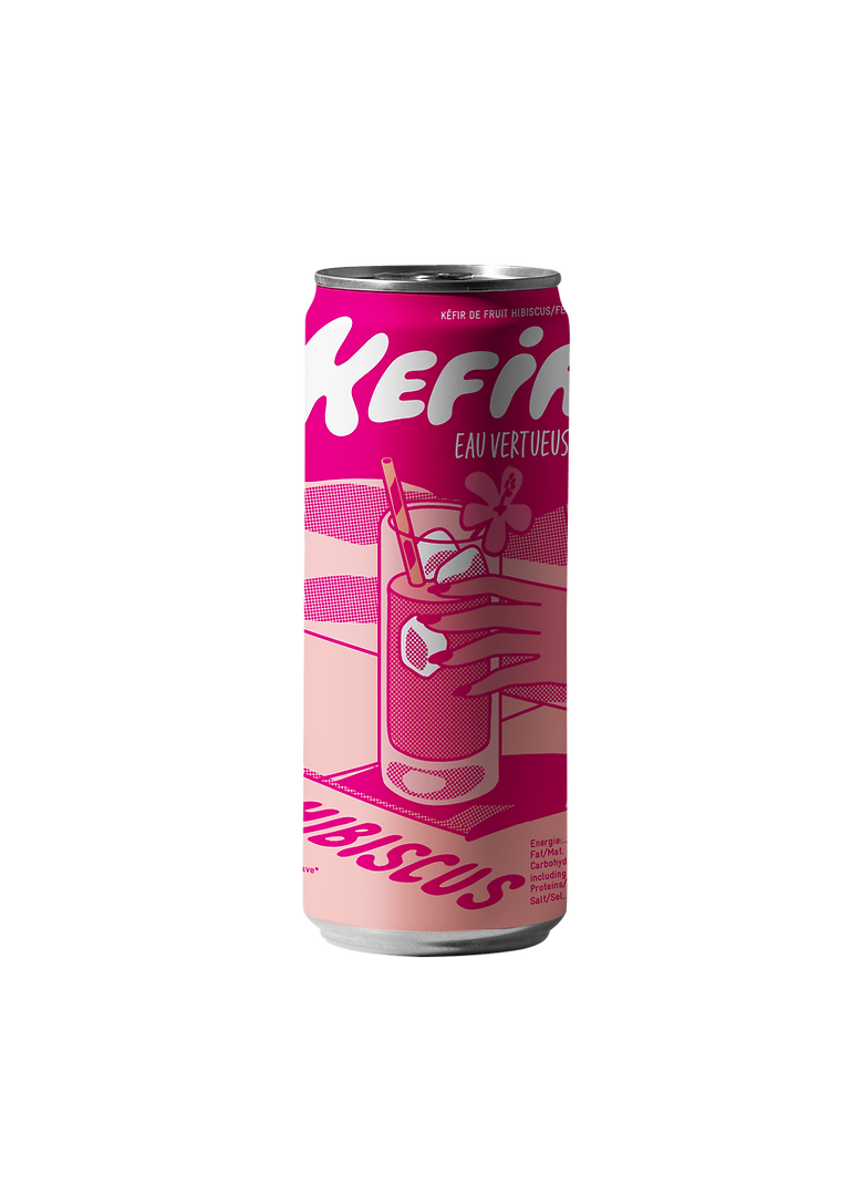 Kéfir Eau Vertueuse Hibiscus bio 250ml