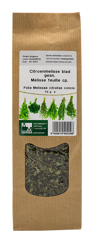 Marma Citroenmelisse blad gesn. 70g - Melissa officinalis