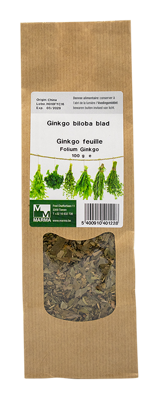 Marma Ginkgo biloba blad 100g - Ginkgo biloba