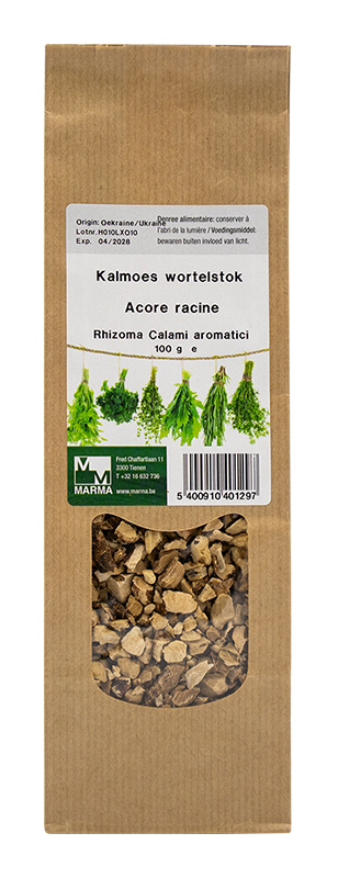 Marma Kalmoes wortelstok 100g - Acorus calamus