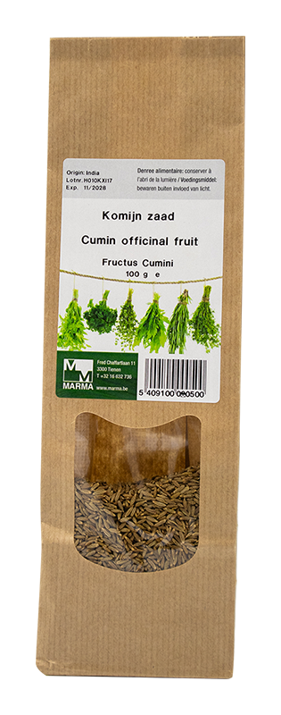 Marma Komijn vrucht (zaad)100g - Cuminum cyminum