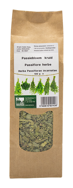 Marma Passiebloem (incarn.) kruid 100g - Passiflora incarnata