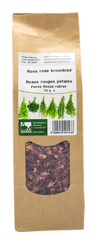 Marma Roos rode kroonblad 70g - Rosa x centifolia