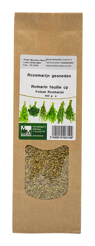 Marma Rozemarijn gesneden 100g - Rosmarinus officinalis