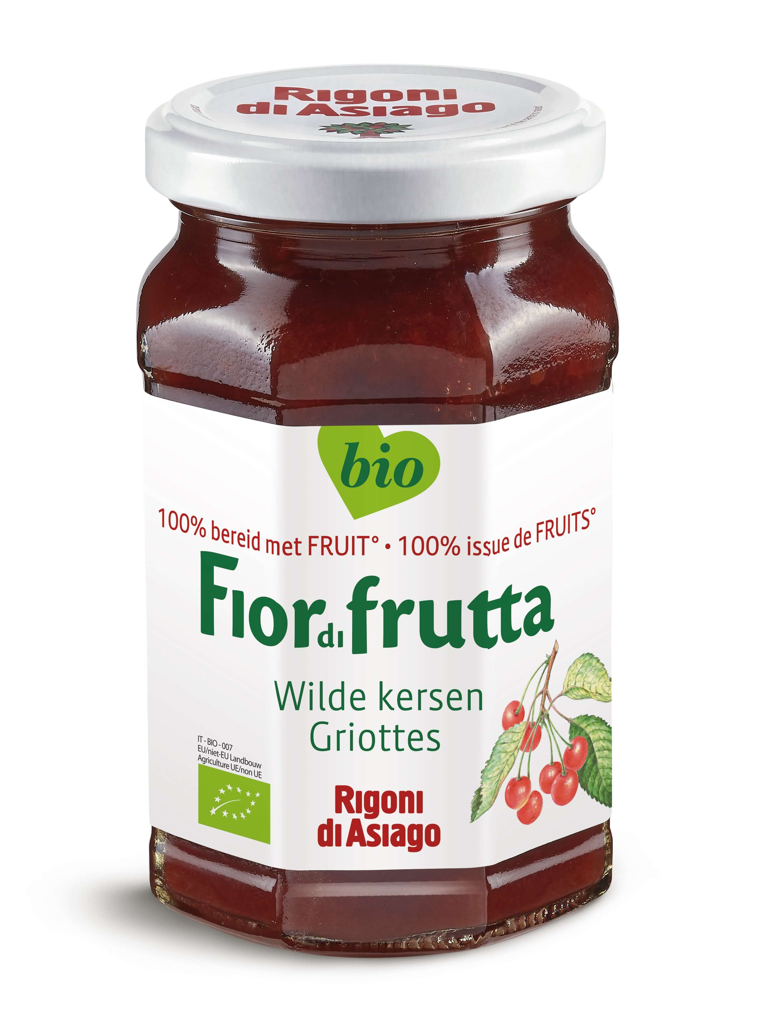 Fiordifrutta Wilde kersen confituur bio 250g