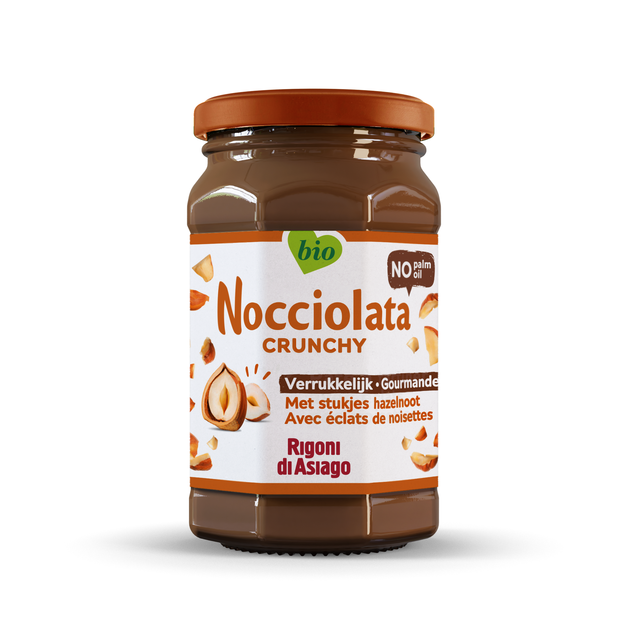 Nocciolata Crunchy hazelnootpasta bio 250g - 9623