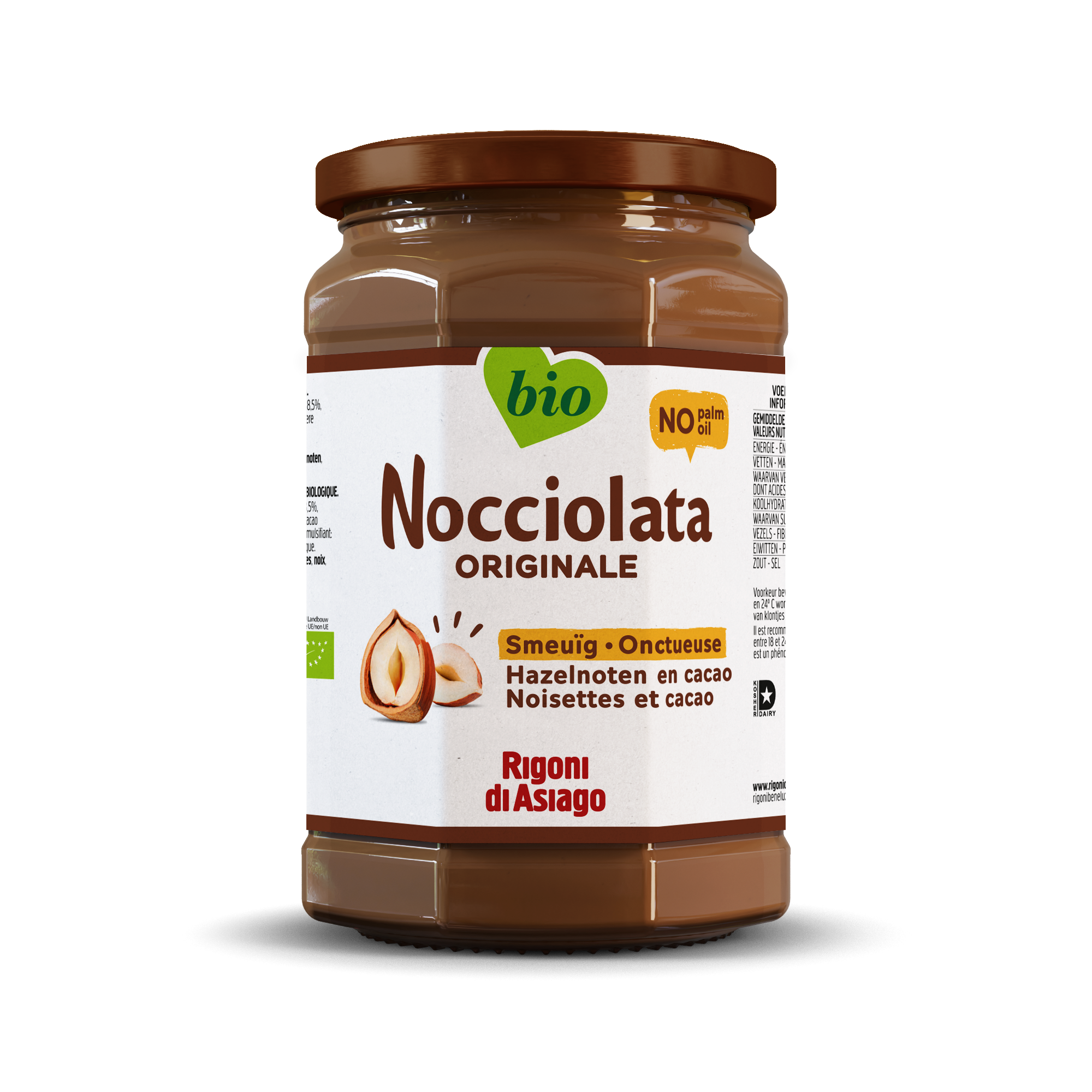 Nocciolata Hazelnootpasta bio 650g - 9601