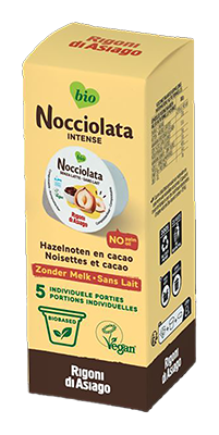 Nocciolata Hazelnootpasta z.melk bio 5x20g