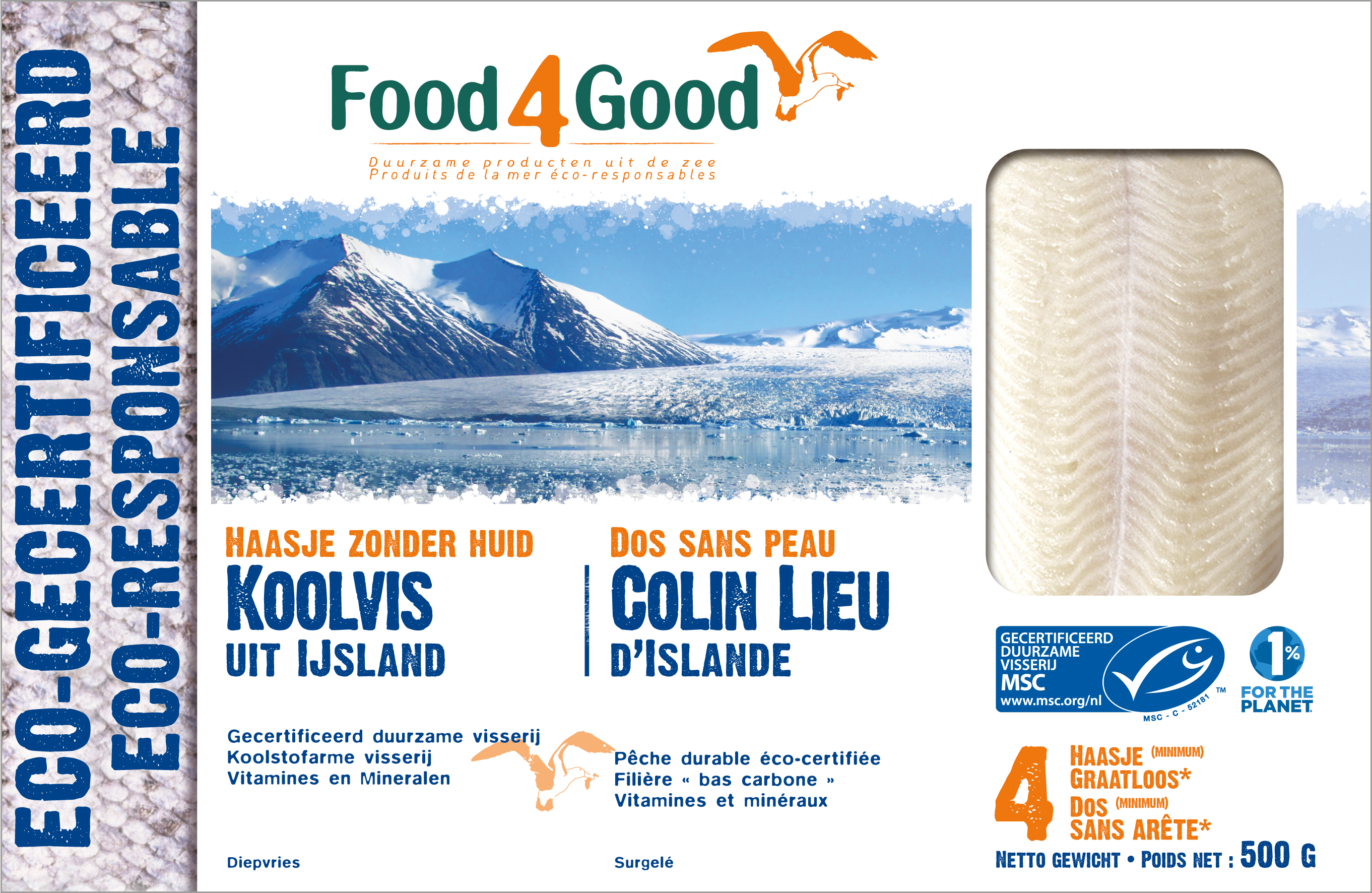 Food4Good Koolvis msc 500g