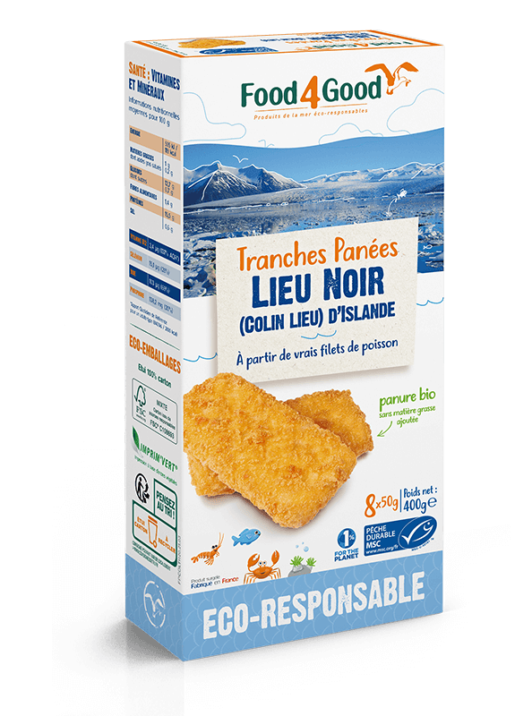 Food4Good Koolvis gepaneerd msc 400g