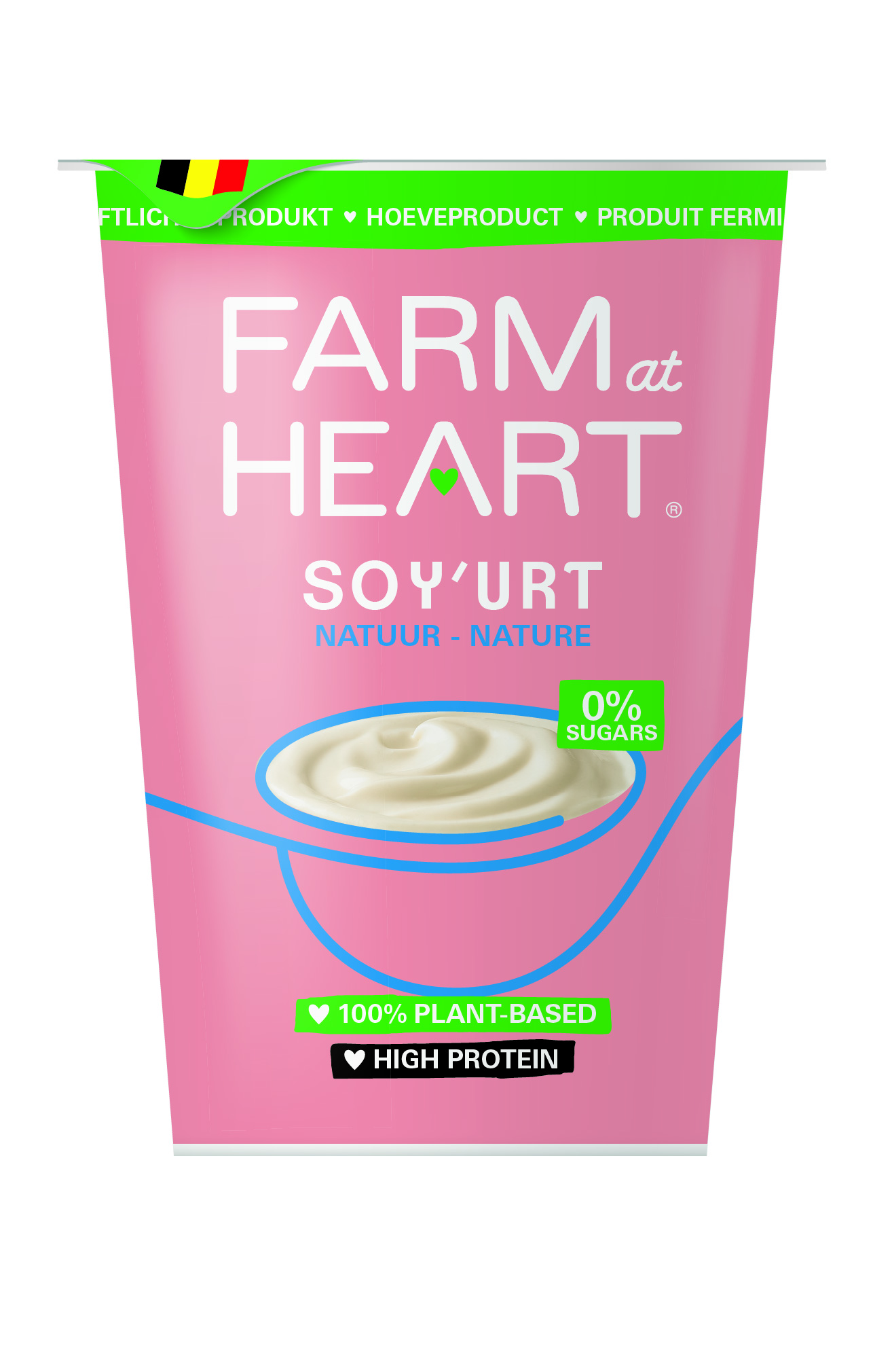Farm at Heart Soja yoghurt natuur bio 400g