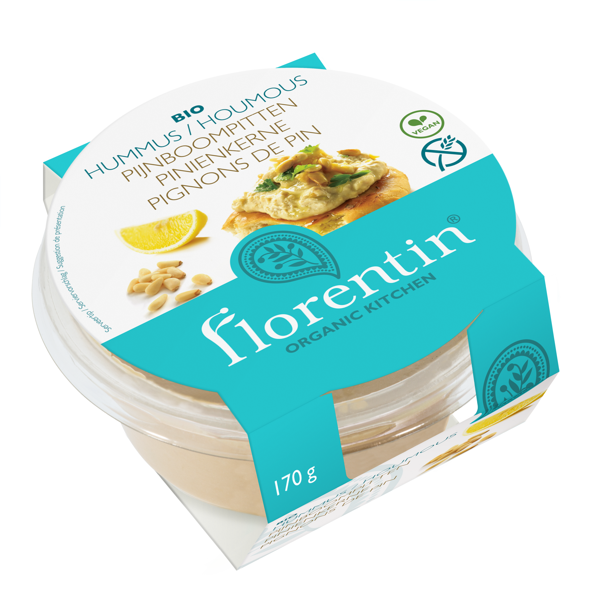 Florentin Hummus pijnboompitten bio 170g