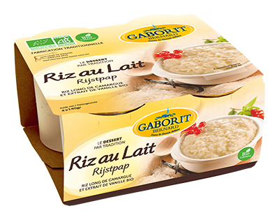 Gaborit Rijstpap traditioneel bio 4x140g