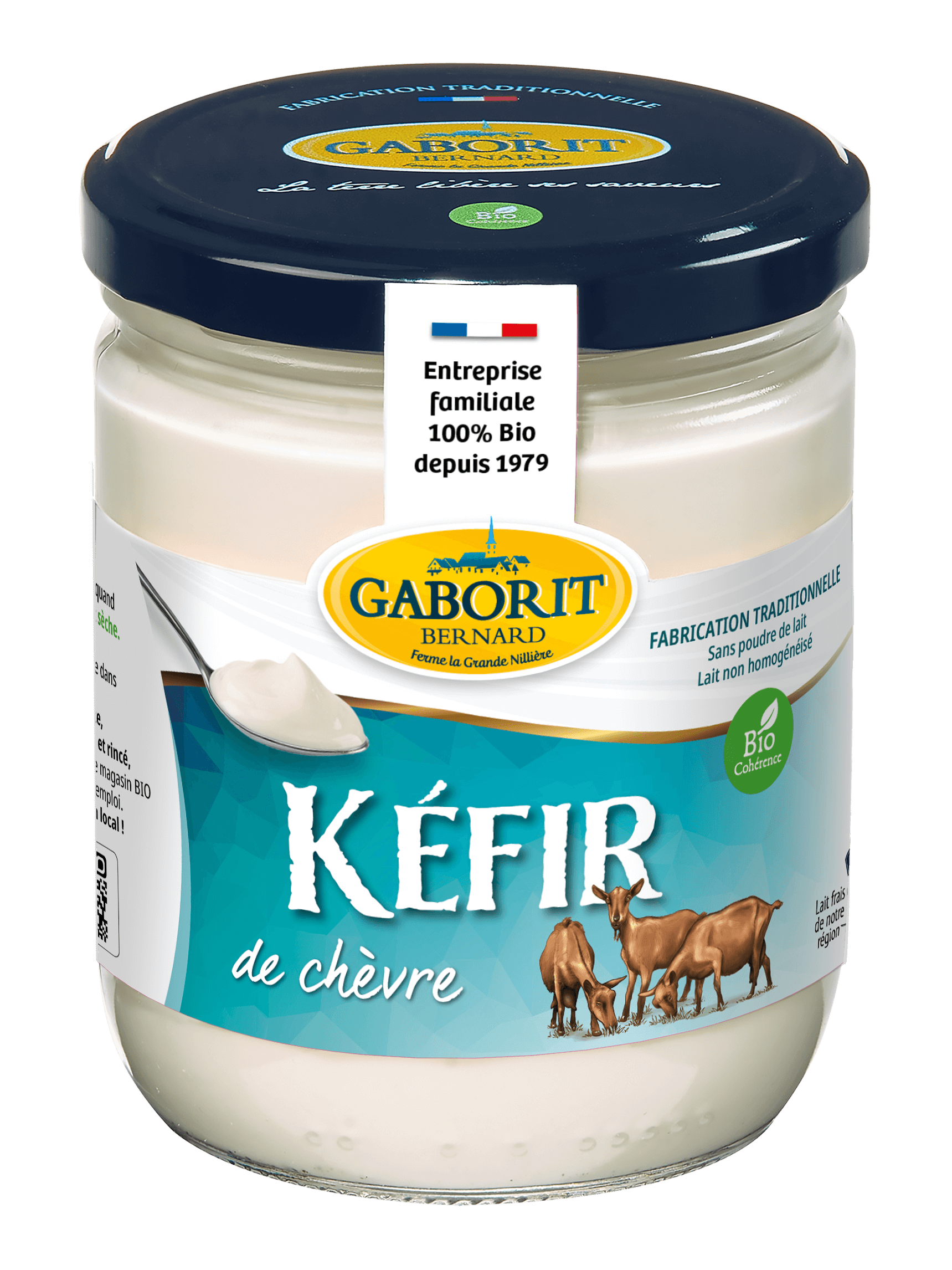 Gaborit Kefir van geitenmelk bio 400g