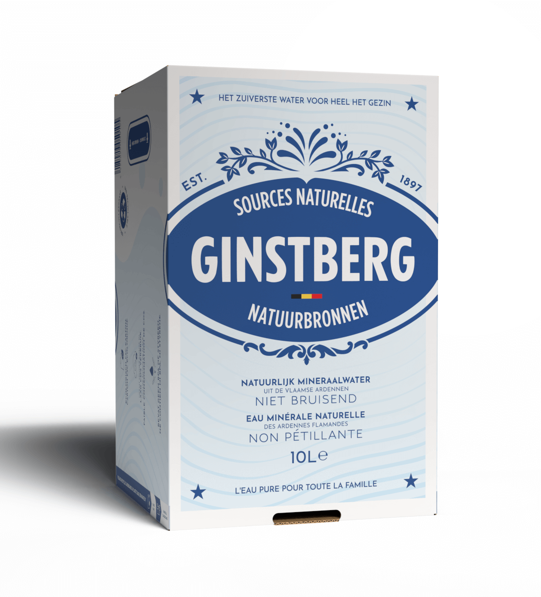 Ginstberg Mineraalwater plat BIB 10L