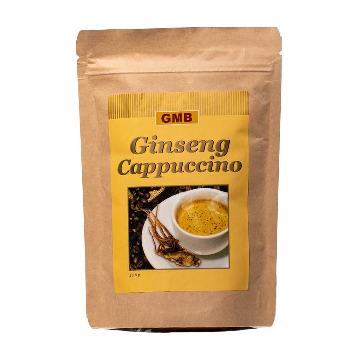 GMB Ginseng cappuccino (met magere koemelk) 8x11g