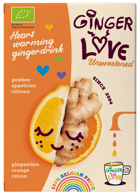 LFC GingerLove Unsweetened bio 3x14g zakjes