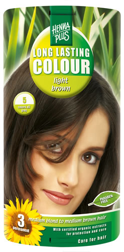 Hennaplus Long Lasting colour 5 lichtbruin 100ml