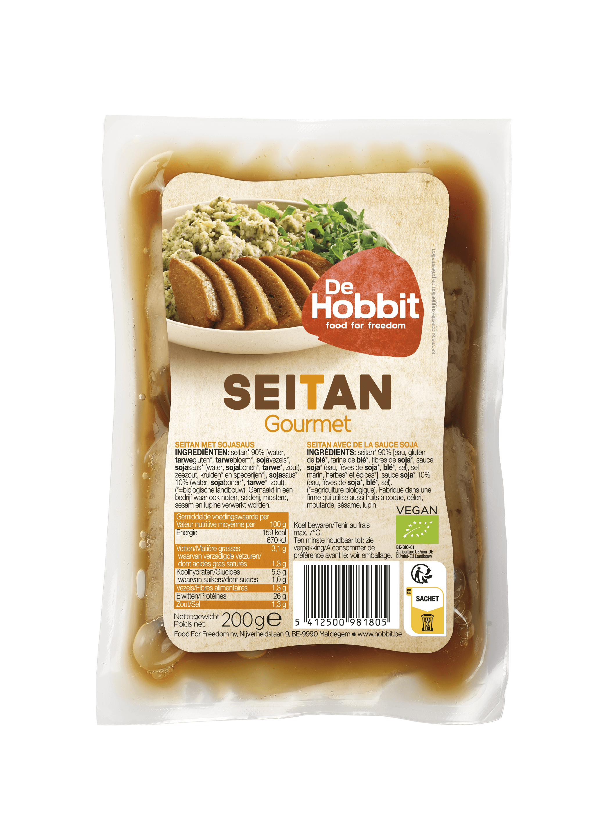 Hobbit Seitan gourmet bio 200g
