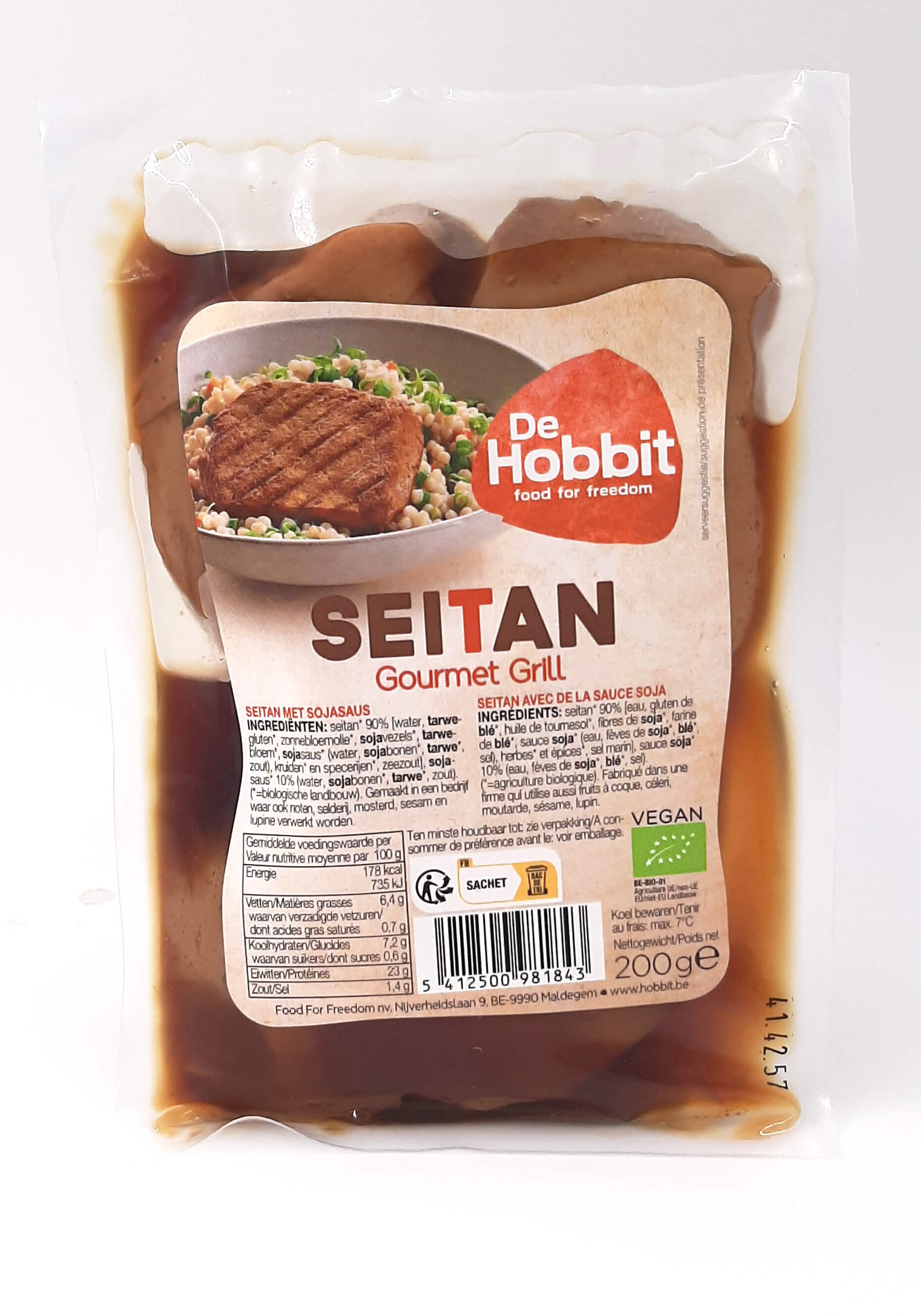 Hobbit Seitan gourmet grill bio 200g