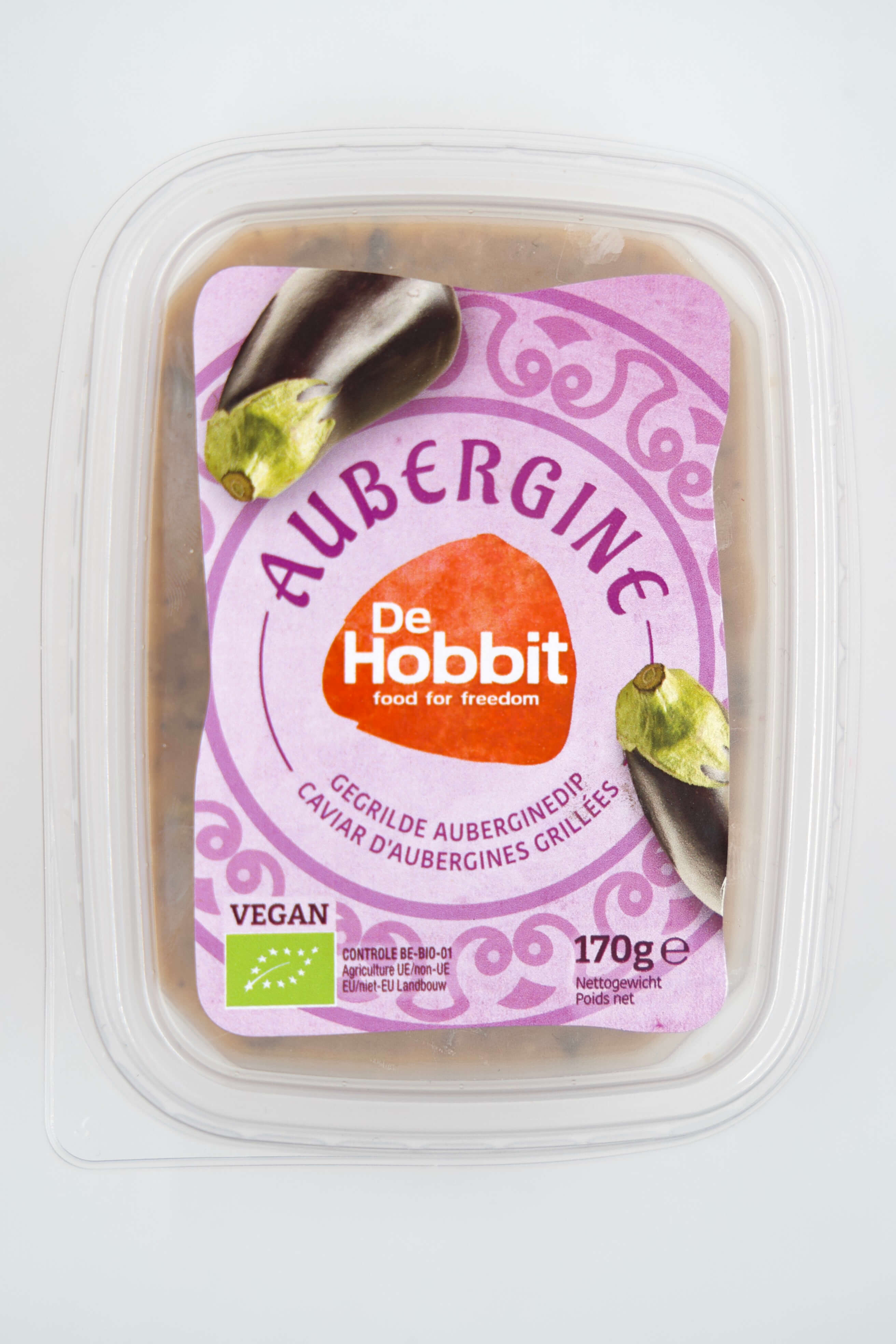 Hobbit Aubergine spread dip bio 170g