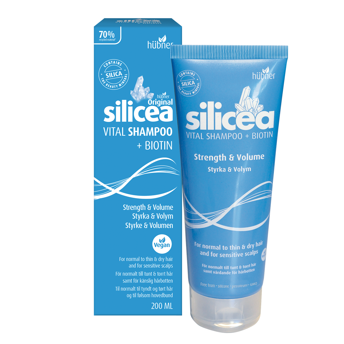 Hubner Silicea shampoo + biotine 200ml