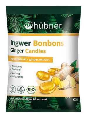 Hubner Gember bonbons bio 70g