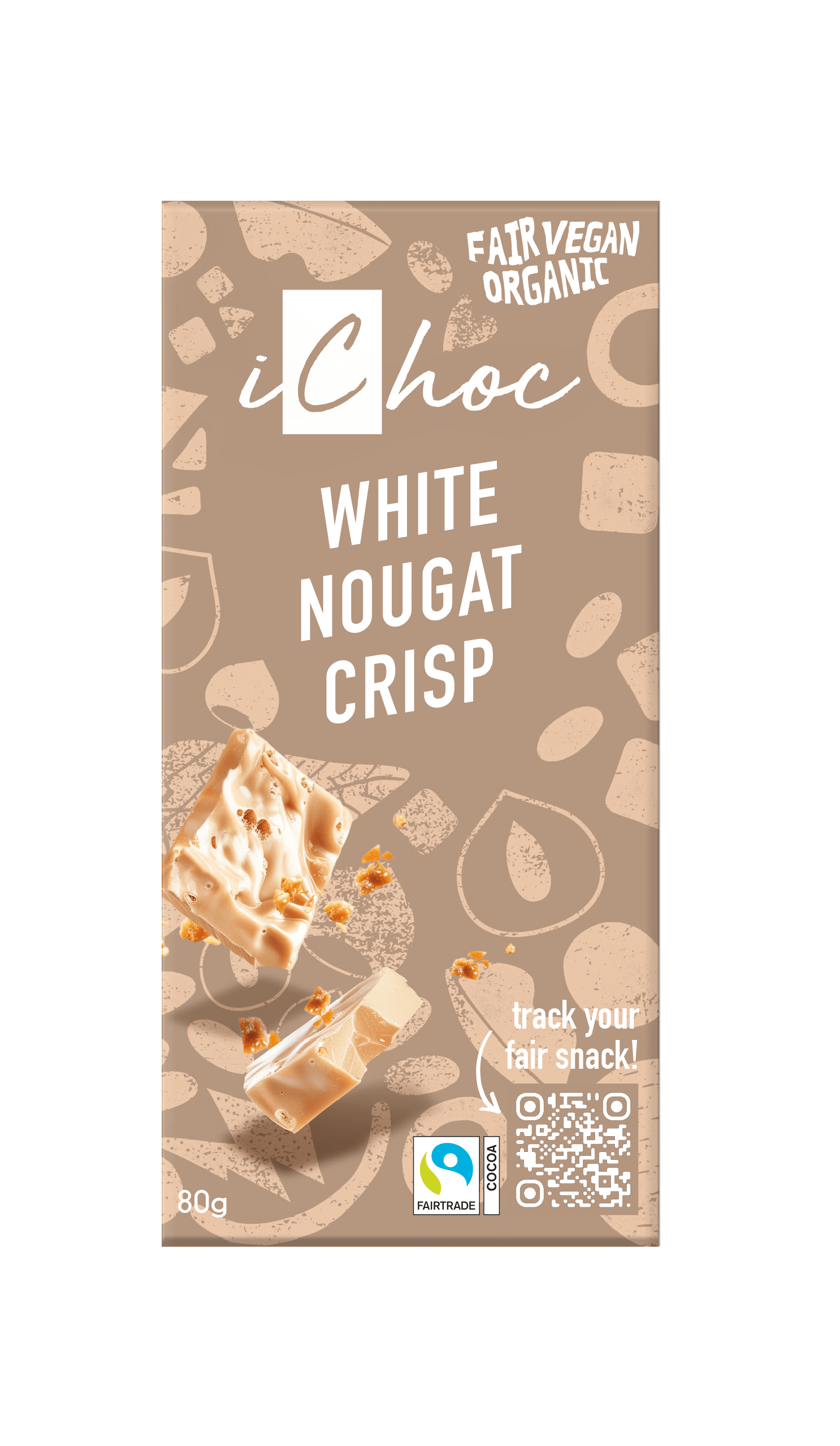 Ichoc White nougat fairtrade bio 80g