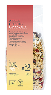 I Just Love Breakfast #2 Appel kers granola bio 250g