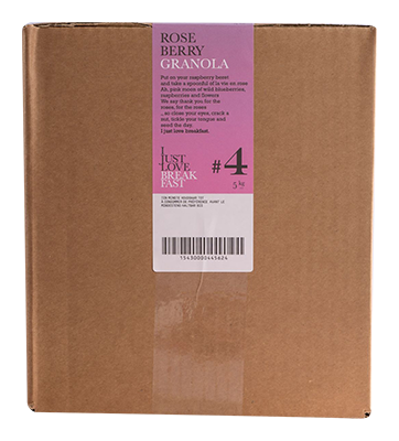 I Just Love Breakfast #4 100% rose berry granola bio 5kg