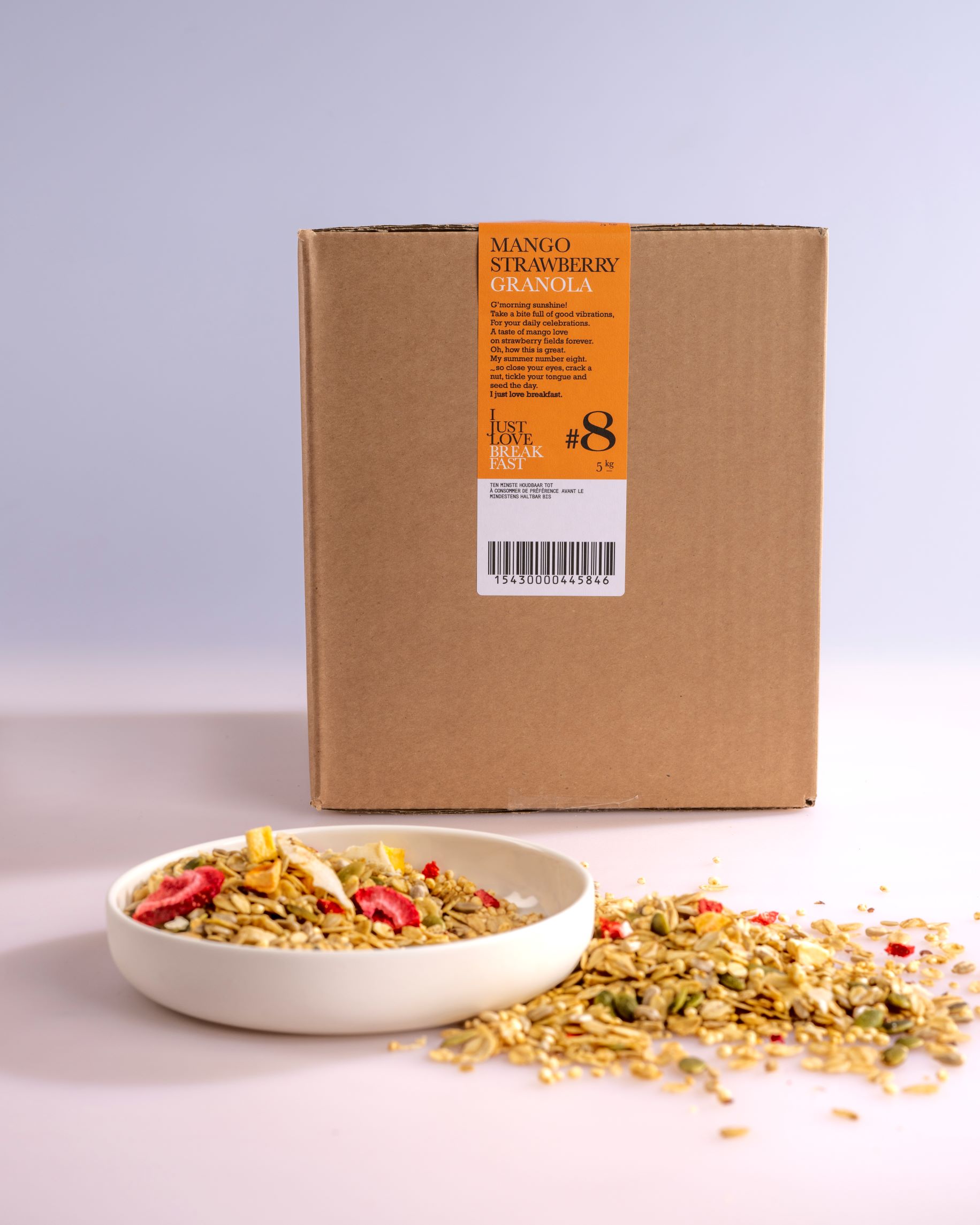 I Just Love Breakfast #8 Strawberry mango granola bio 5kg