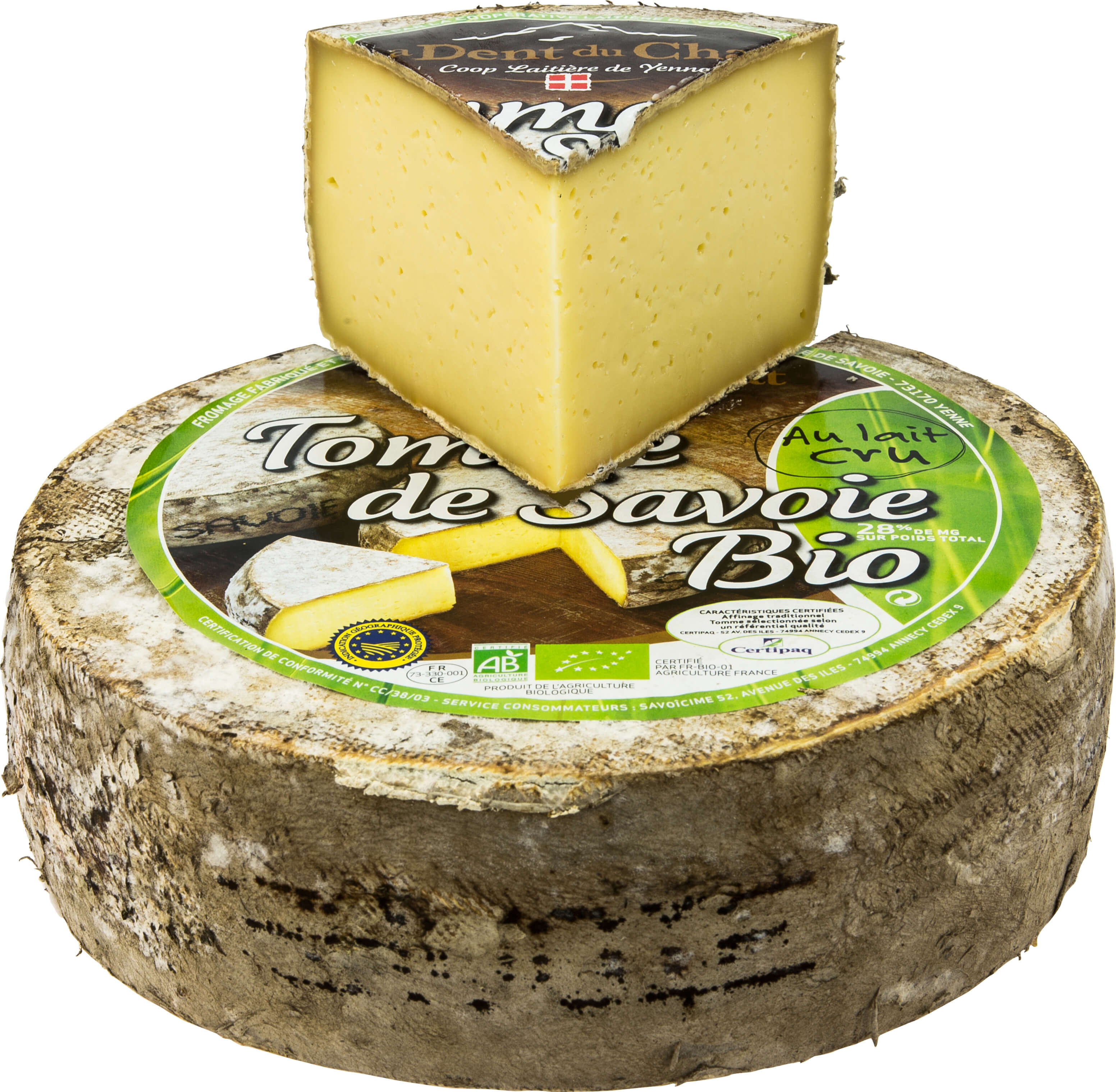 La dent du chat Tomme de Savoie bio 1.8kg