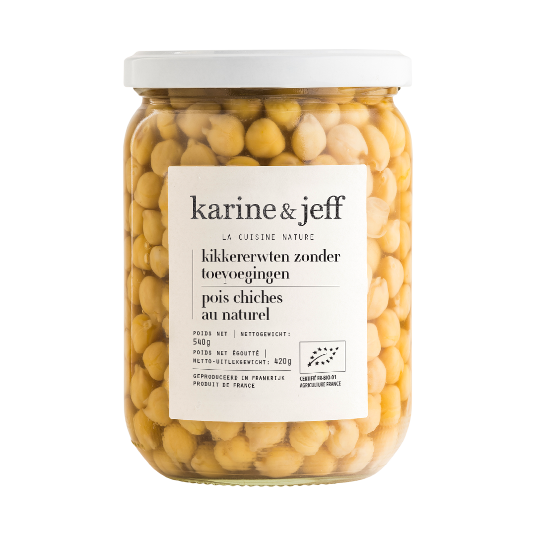 Karine & Jeff Kikkererwten naturel bio 540g