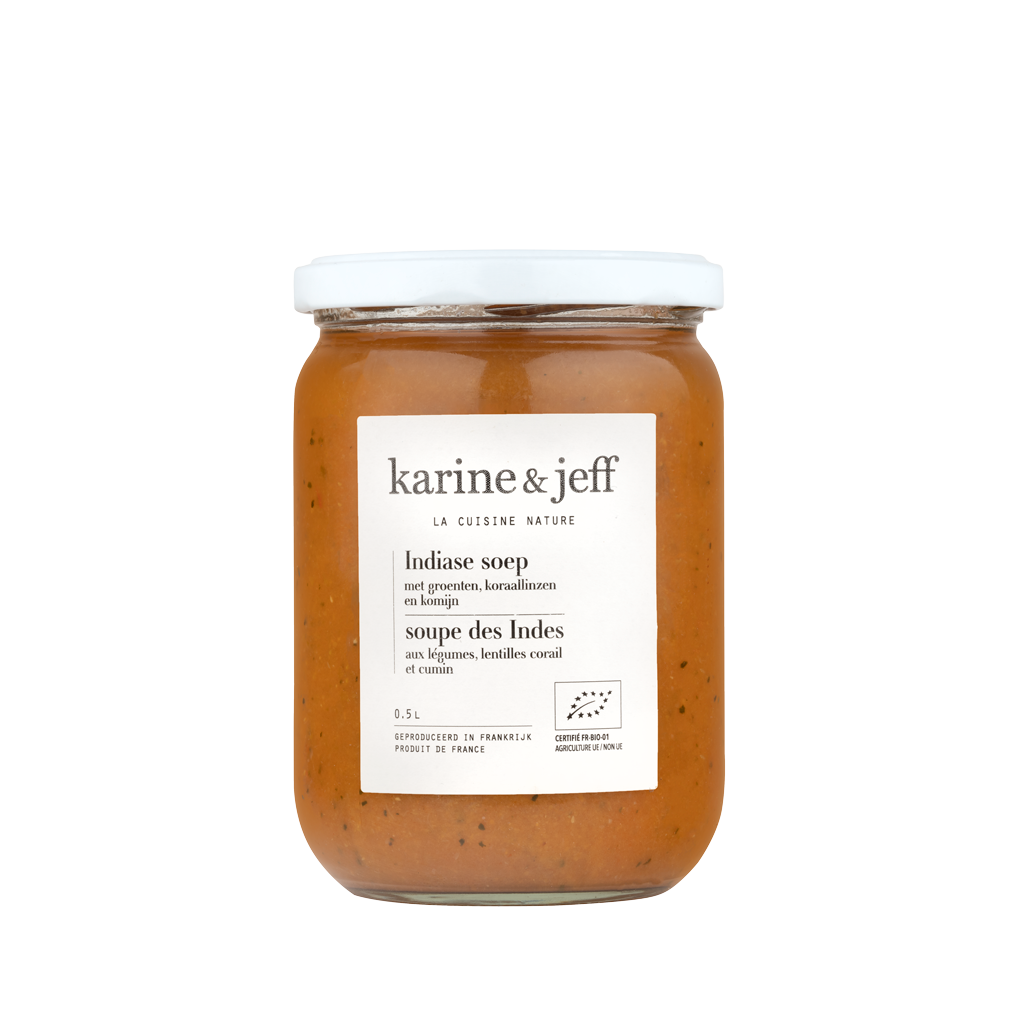 Karine & Jeff Indische soep bio 500ml