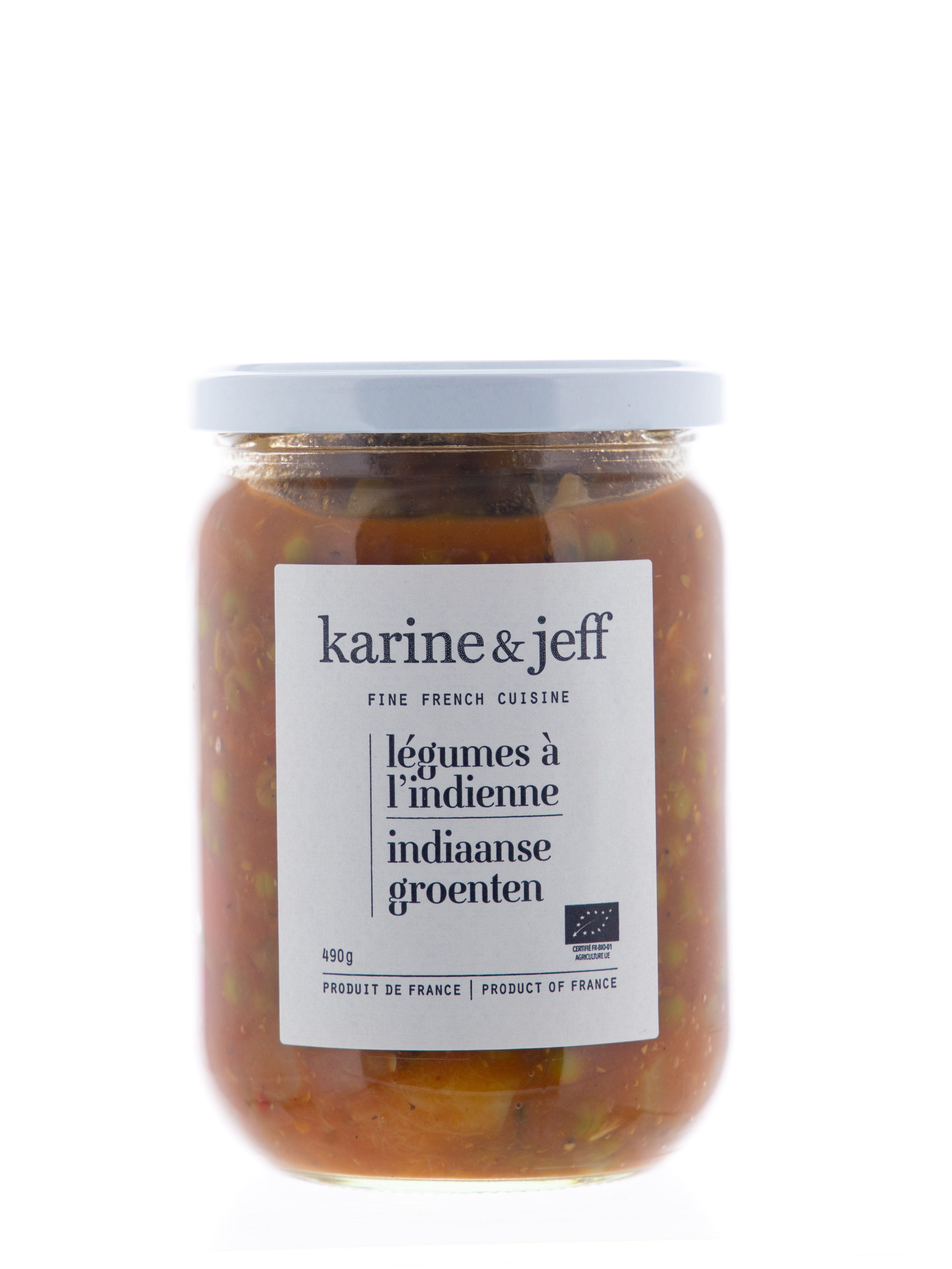 Karine & Jeff Indiase groenten bio 520g