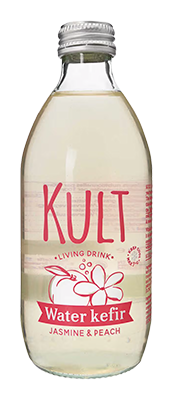 Kult Water kefir Jasmijn & perzik bio 33cl