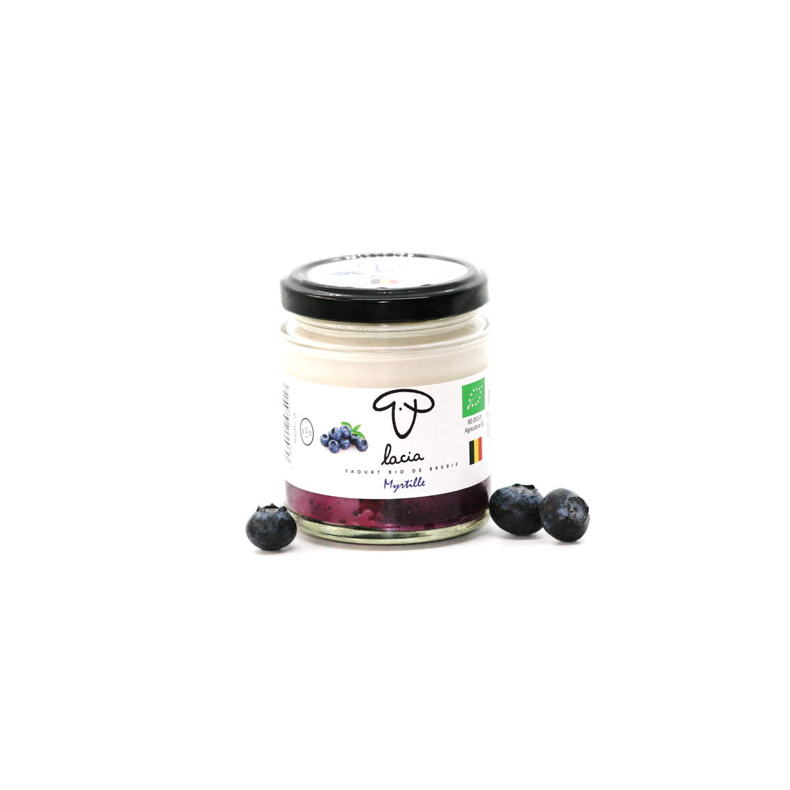 Lacia Yoghurt schaap bosbessen bio 180g