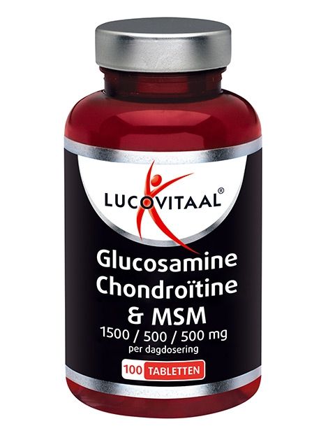 Lucovitaal Glucosamine Chondroïtine MSM 100tabletten AS 472/305