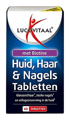Lucovitaal Huid, haar en nagels met biotine 60tabletten PL 472/291
