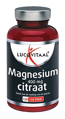 Lucovitaal Magnesium citraat 400mg 150tabletten NUT 472/219