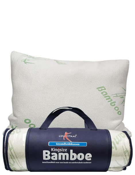 Lucovitaal Bamboe kussen kingsize
