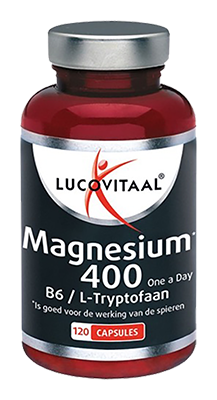 Lucovitaal Magnesium 400 L-tryptofaan 120caps PL 472/441
